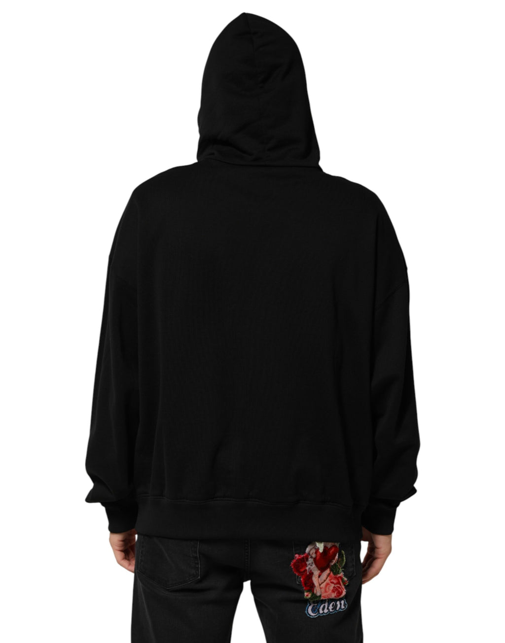 Dolce & Gabbana Men's Black Printed Hoodie