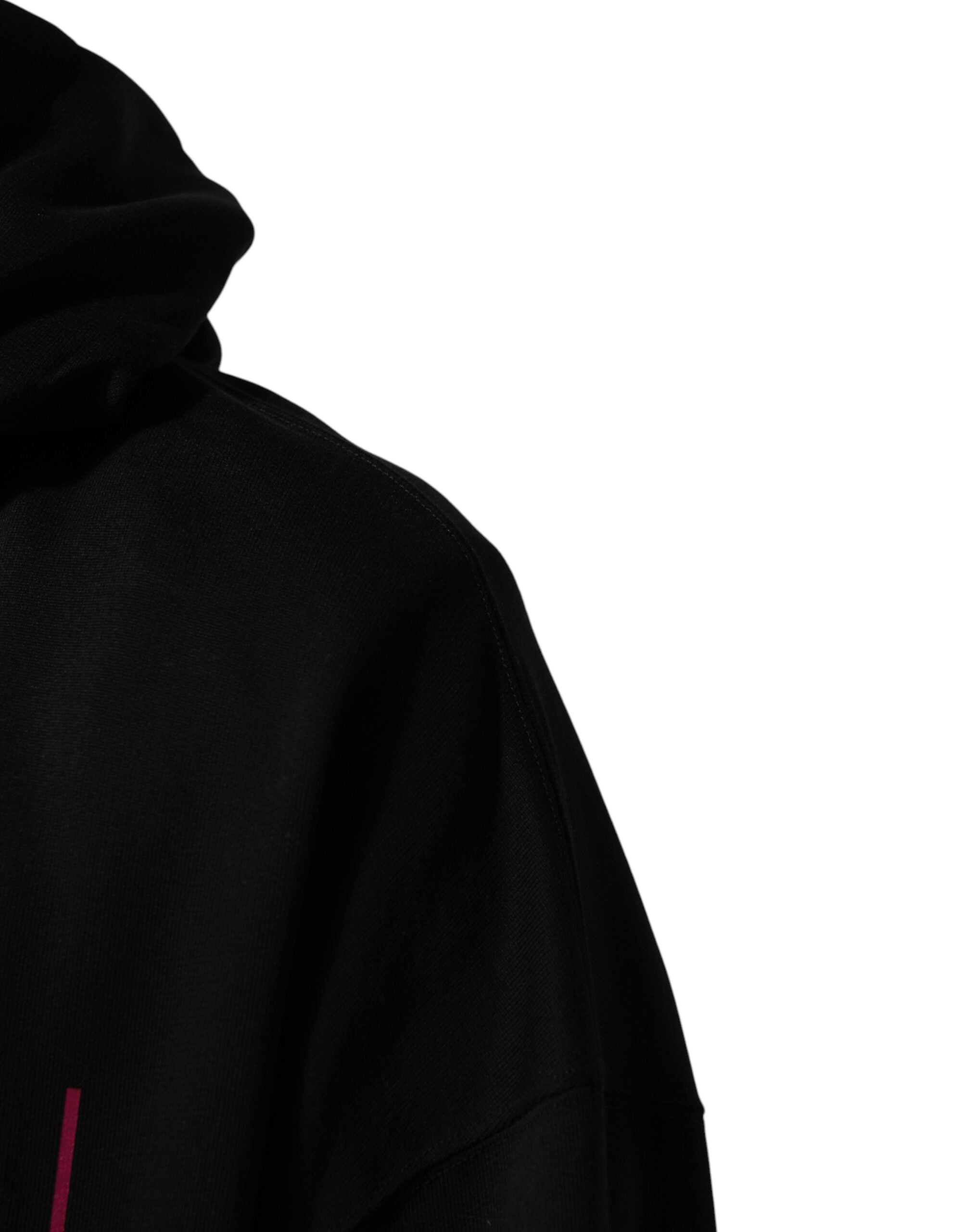 Dolce & Gabbana Men's Black Printed Hoodie