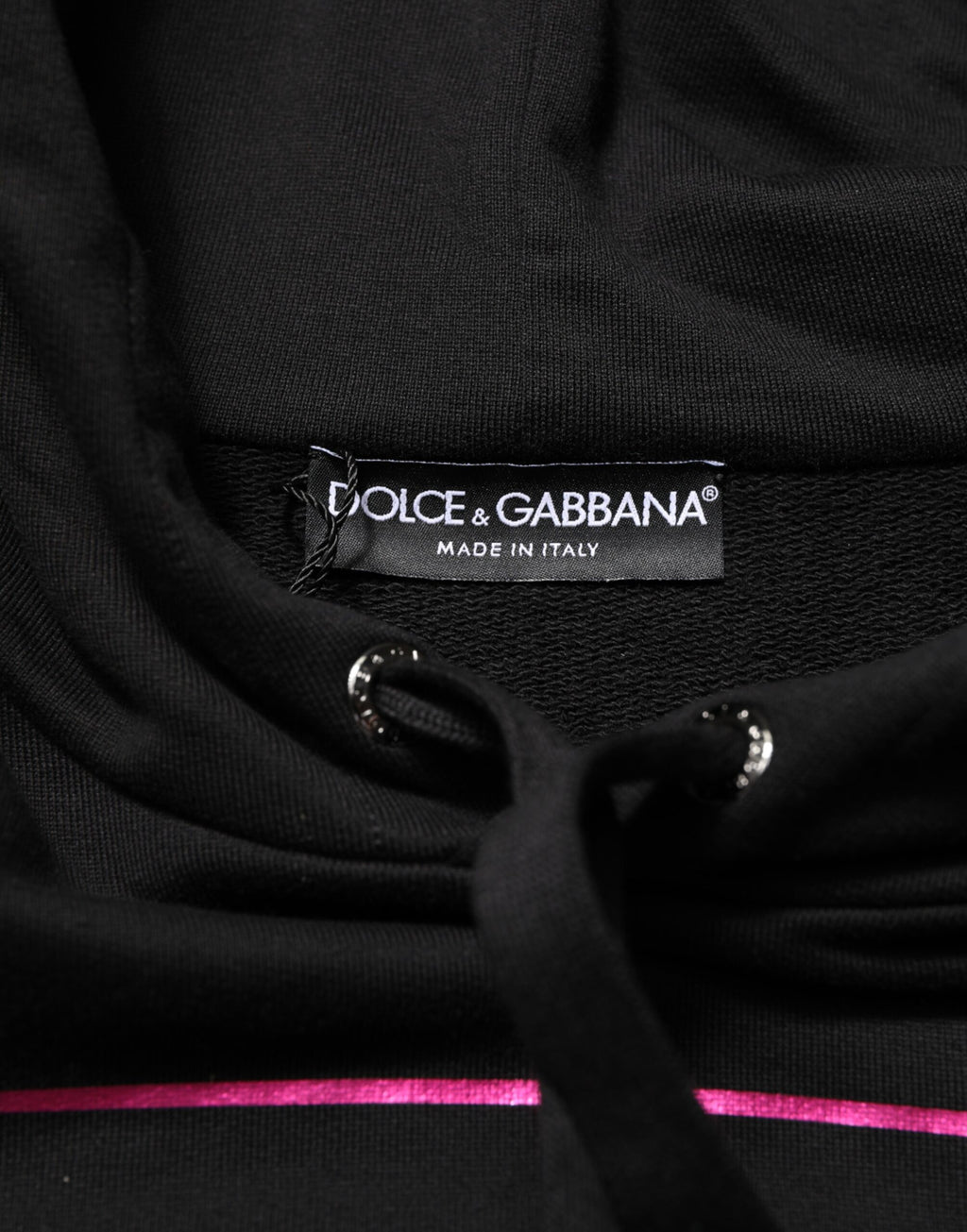 Dolce & Gabbana Men's Black Printed Hoodie
