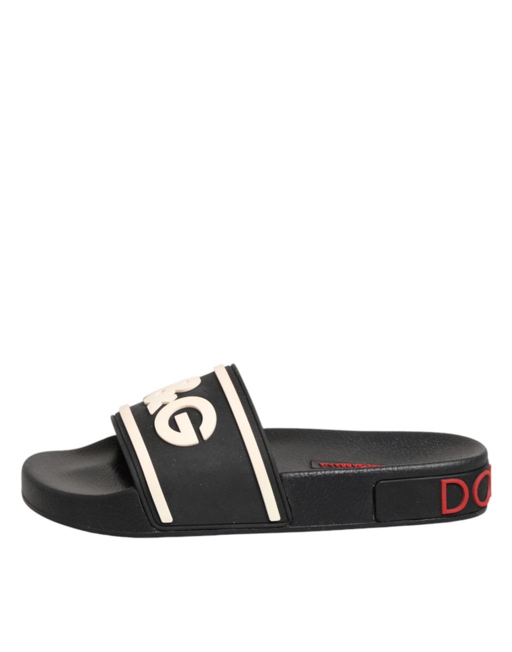 Dolce & Gabbana Schwarze Gummisandalen