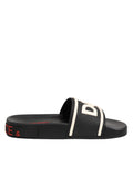 Dolce & Gabbana Schwarze Gummisandalen