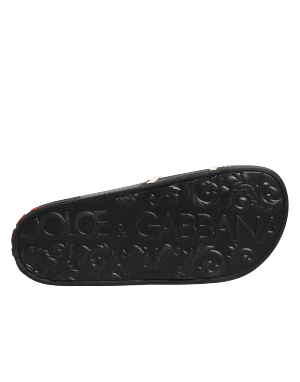 Dolce & Gabbana Schwarze Gummisandalen