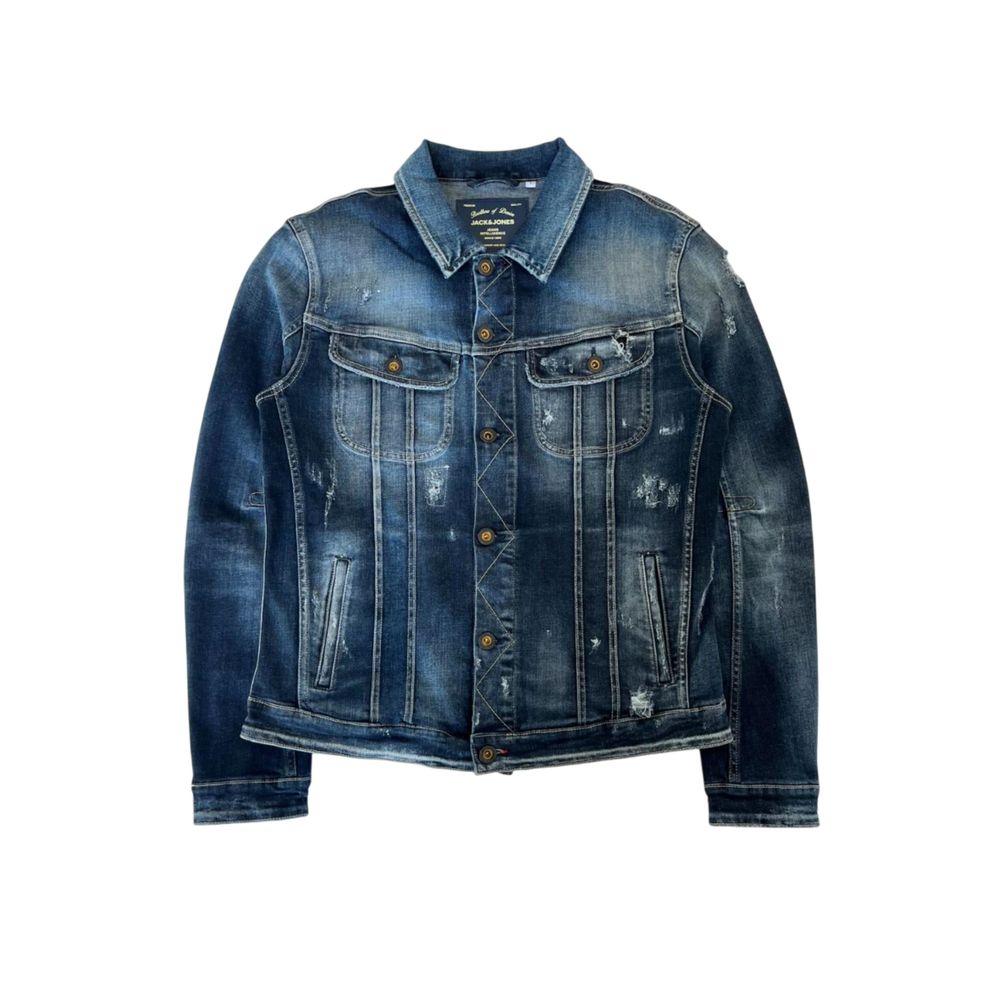 Jack & Jones Blaue Baumwolljacken & Mantel