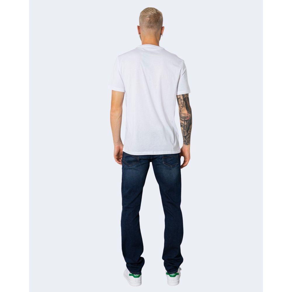 Armani Exchange Weißes Baumwoll-T-Shirt