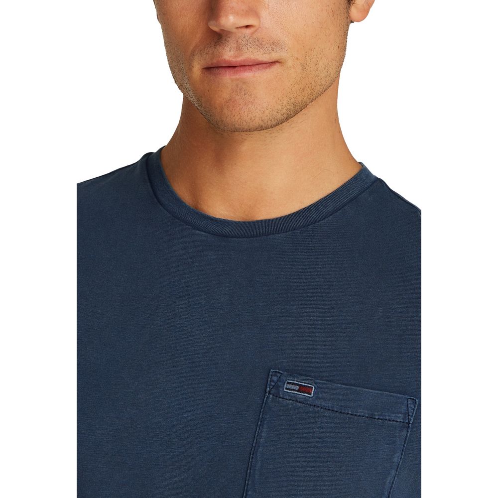 Tommy Hilfiger Jeans Blue Cotton Sports Shirt