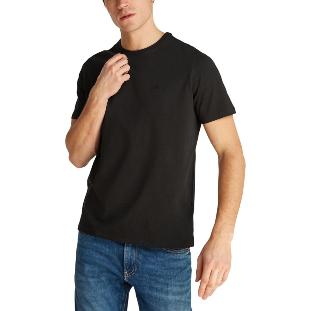 Calvin Klein Jeans Schwarzes Baumwoll-Oberteil