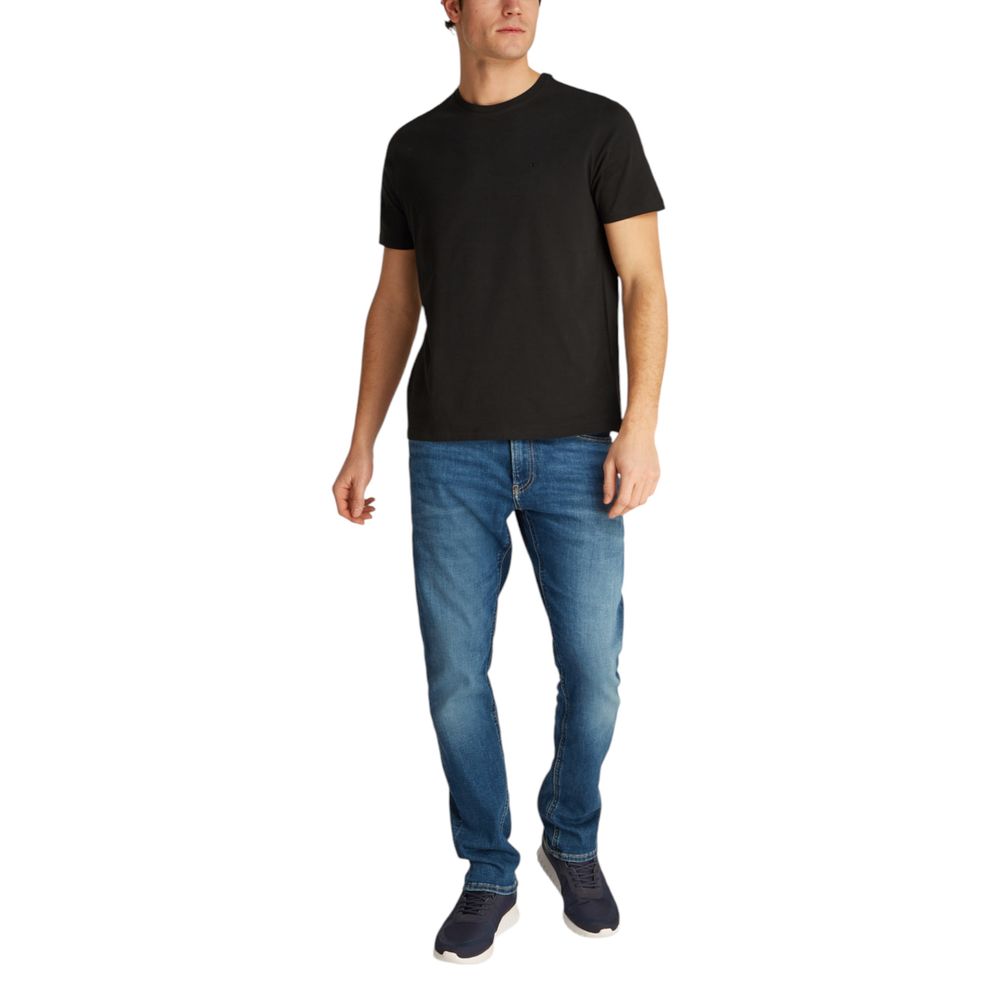 Calvin Klein Jeans Schwarzes Baumwoll-Oberteil