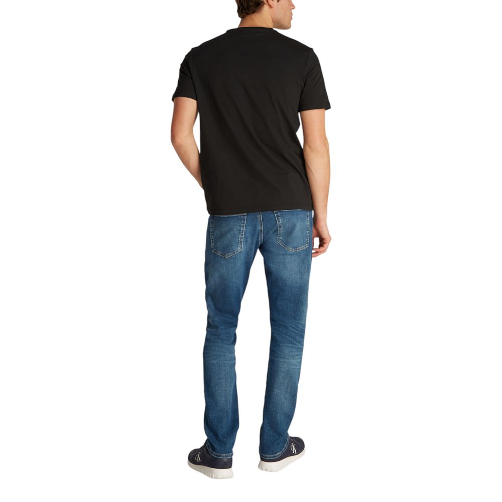 Calvin Klein Jeans Schwarzes Baumwoll-Oberteil