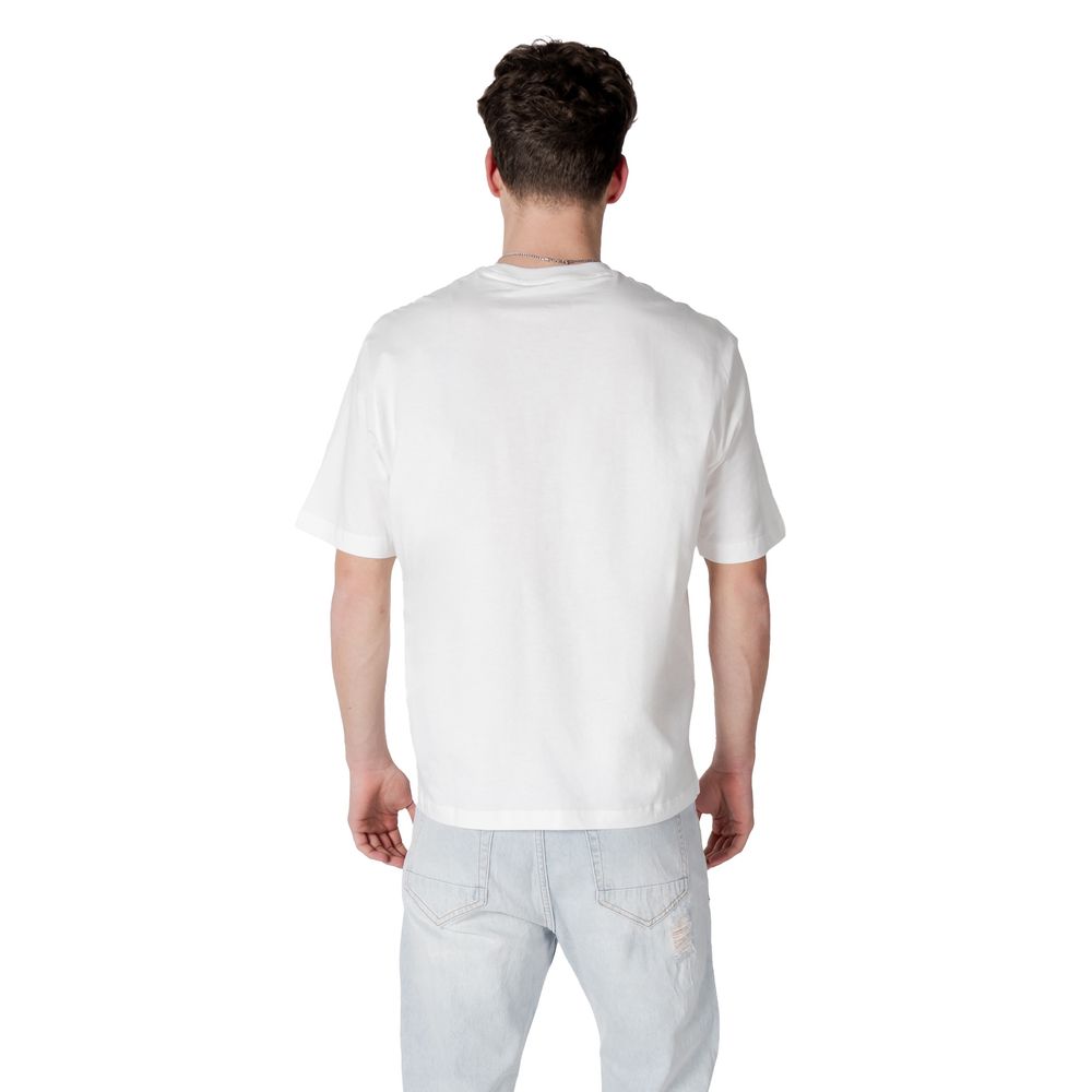 Armani Exchange Weißes Baumwoll-T-Shirt