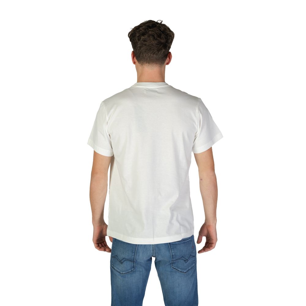 Replay Weißes Baumwoll-T-Shirt