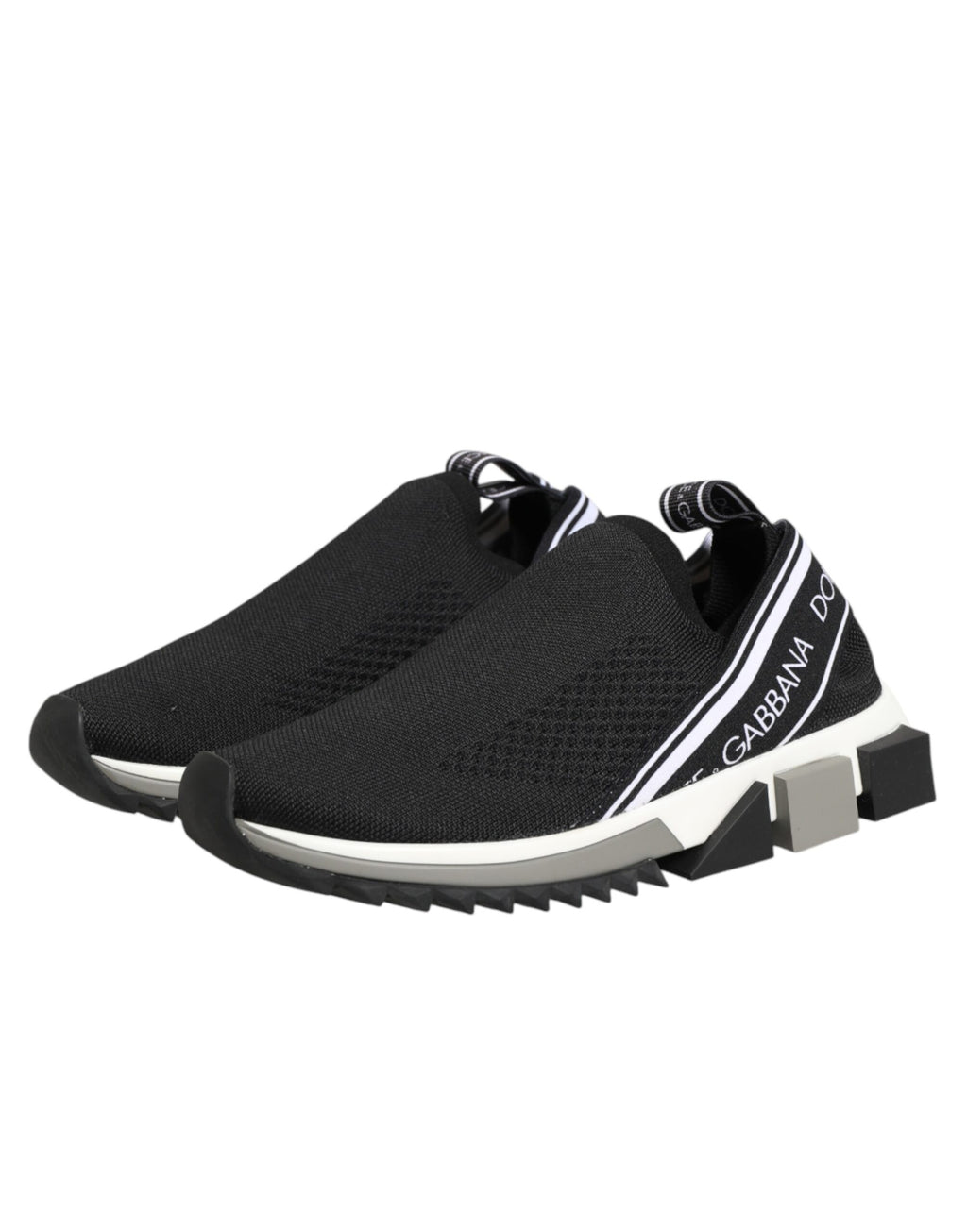 Dolce & Gabbana Schwarze Slip-On Sorrento Sneakers