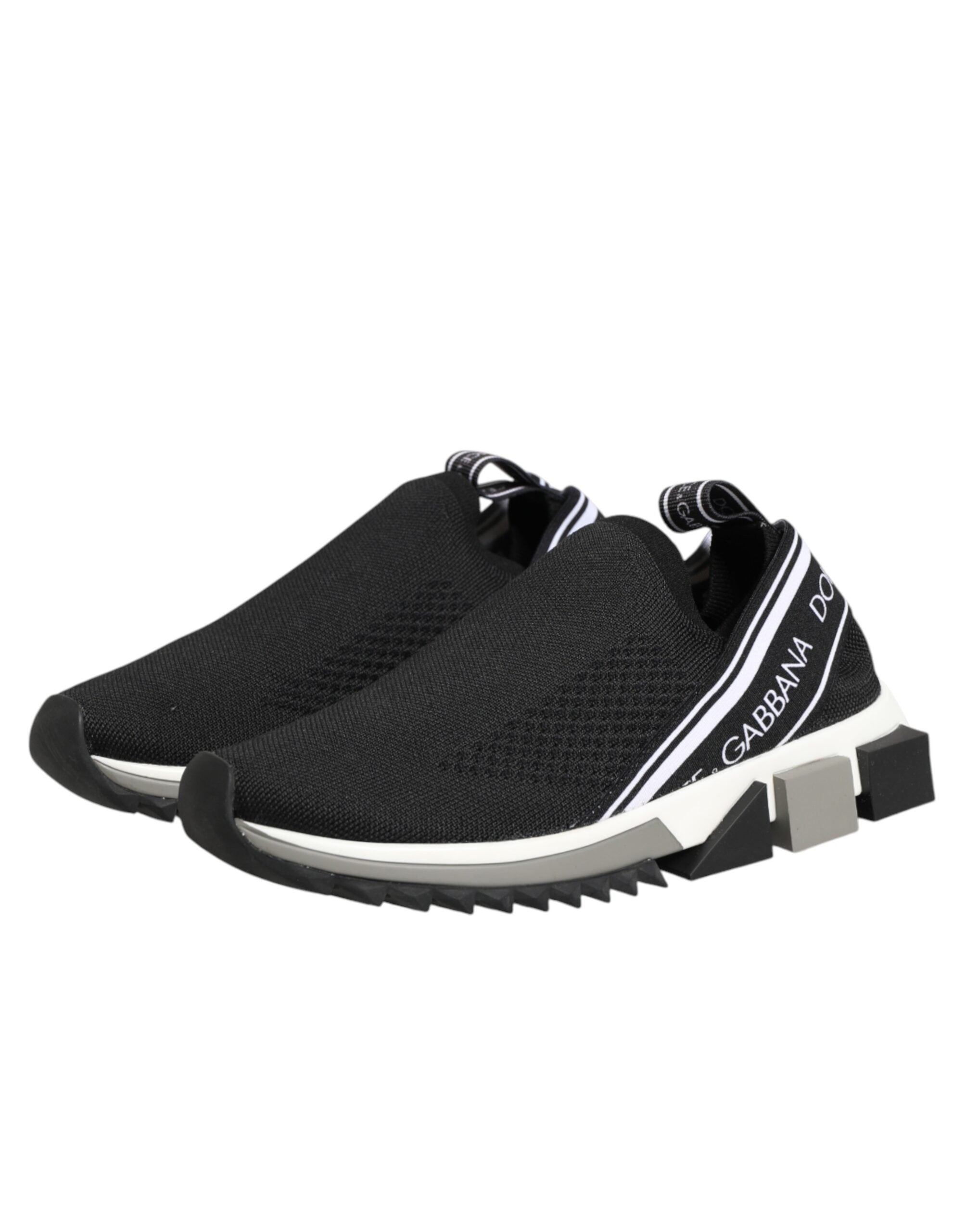 Dolce & Gabbana Schwarze Slip-On Sorrento Sneakers