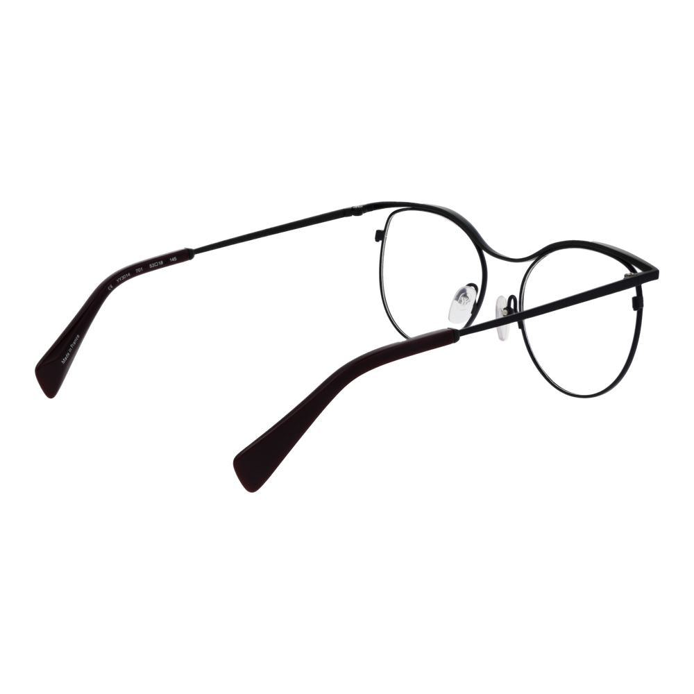Yohji Yamamoto metal glasses with black frame