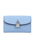 Michael Kors Hellblaues Lederportemonnaie