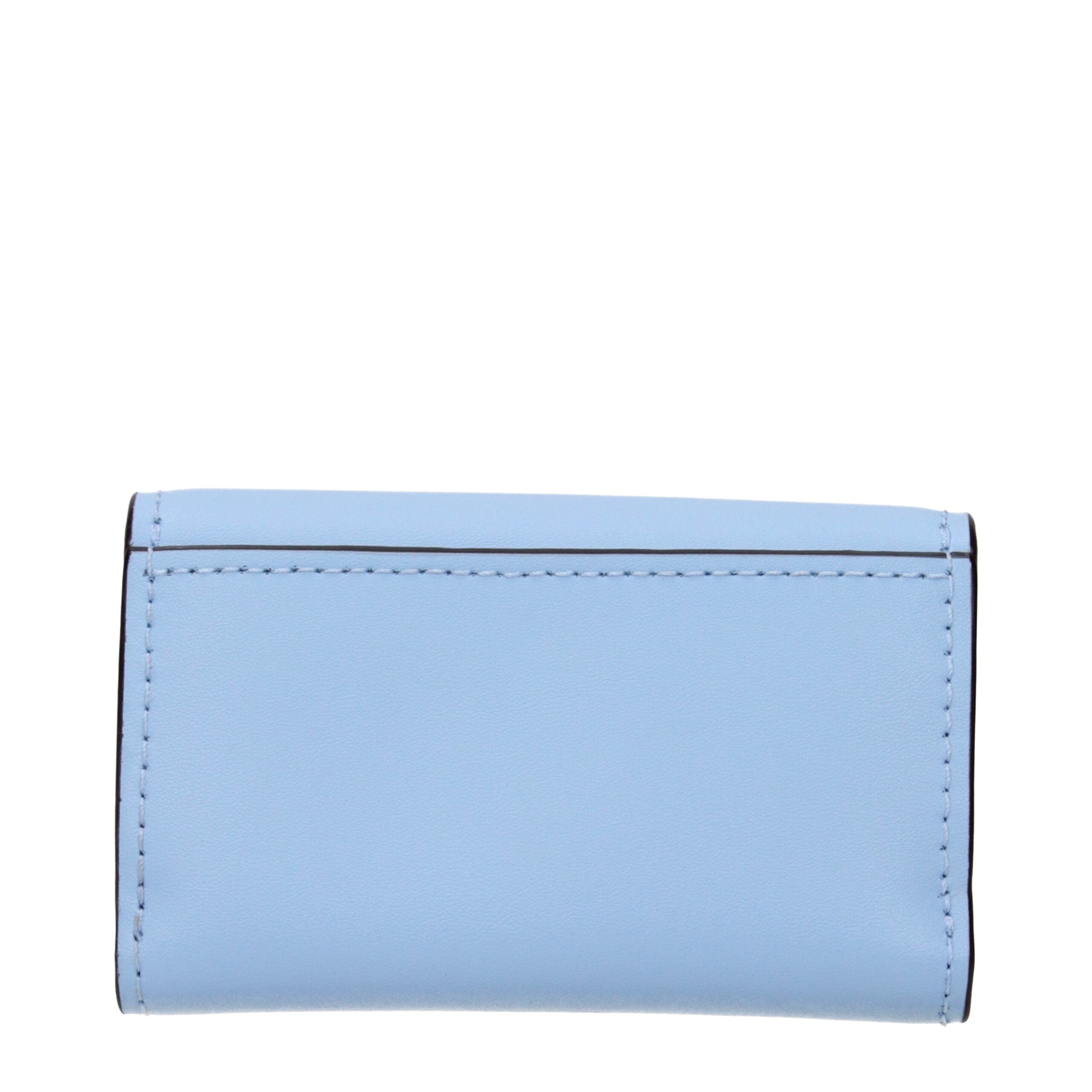 Michael Kors Hellblaues Lederportemonnaie