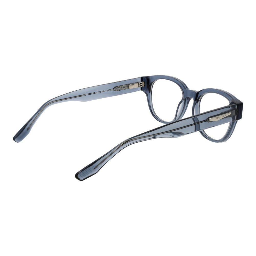 Trussardi Blaue Brille aus Acetat (Gestell)