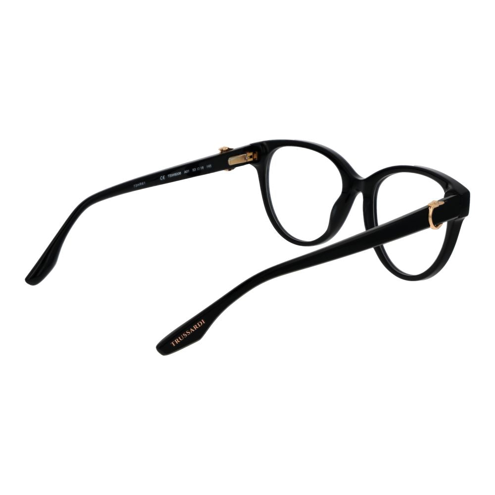 Trussardi Schwarze Brille aus Acetat (Gestell)