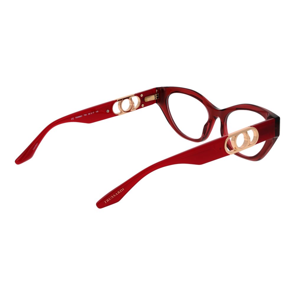 Trussardi Red Acetate Glasses (Frame)