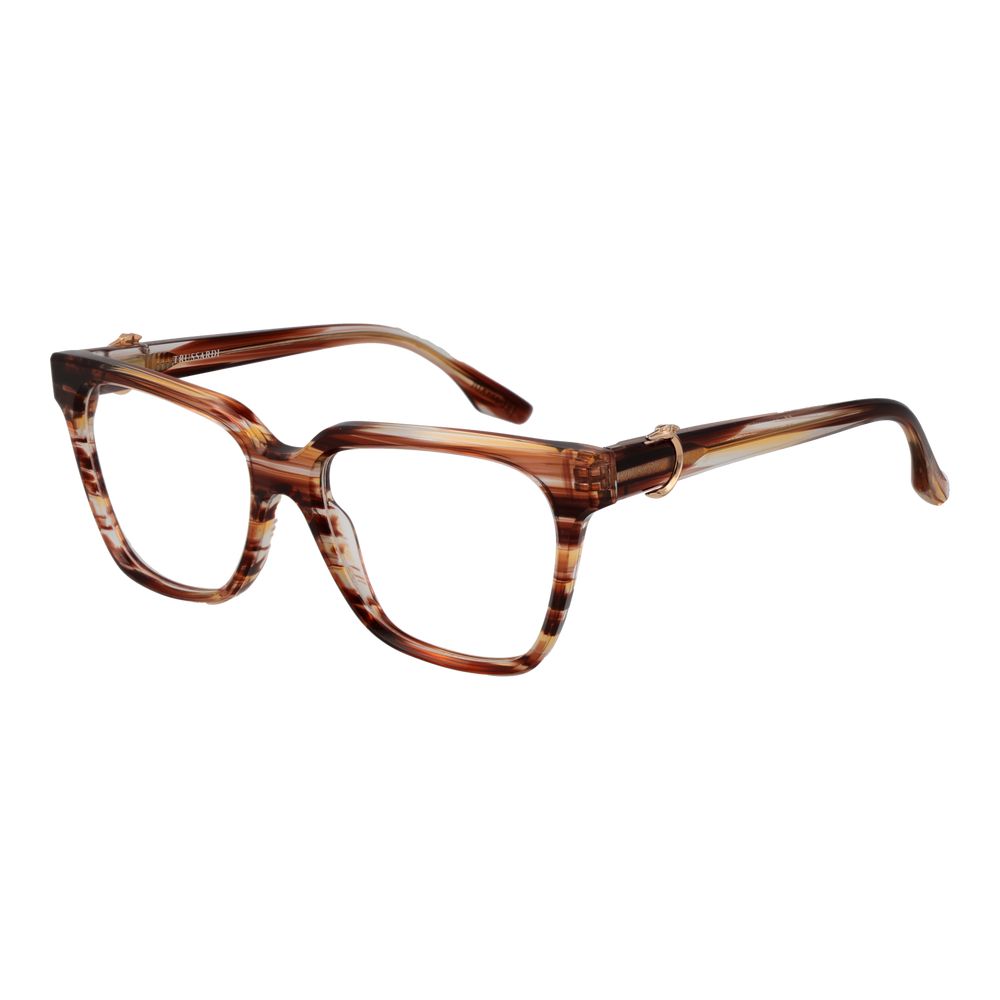 Trussardi Oranger Rahmen aus Acetat