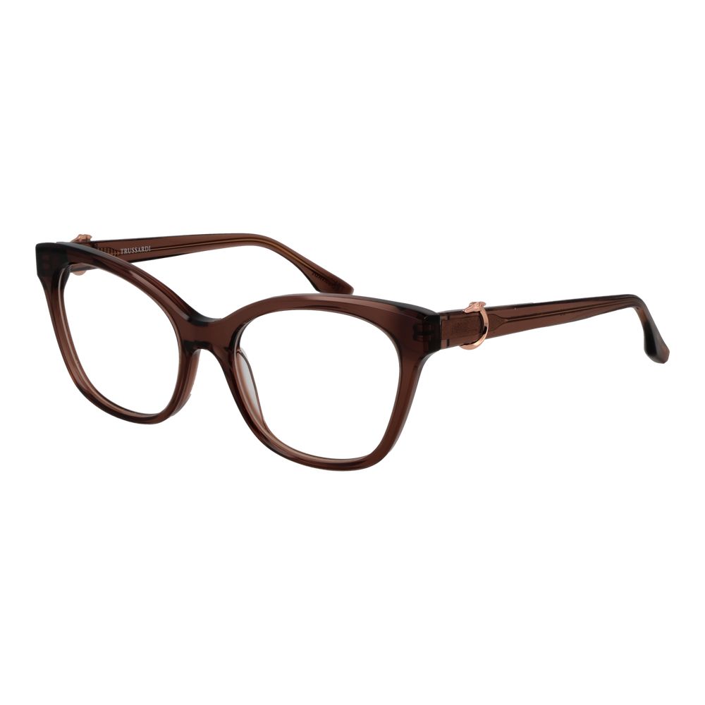 Trussardi Braune Brille aus Acetat (Gestell)