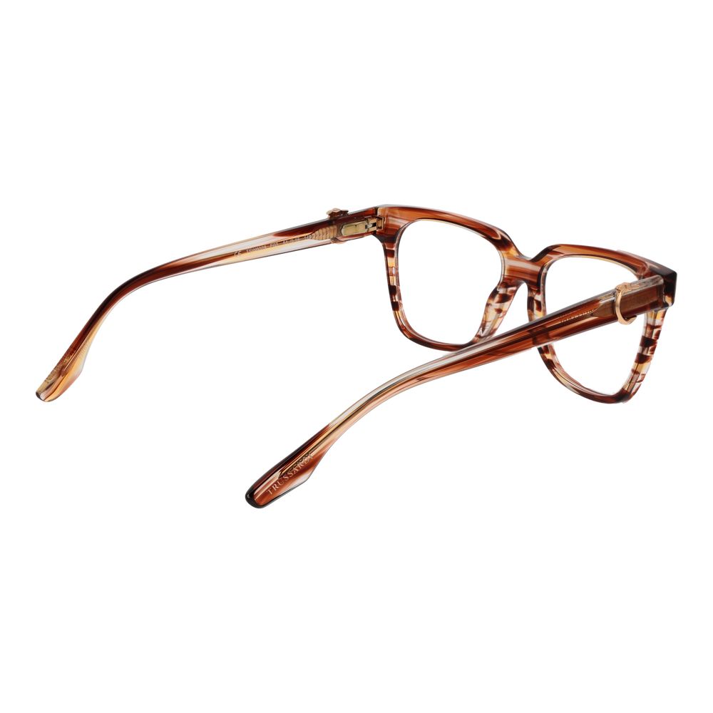 Trussardi Oranger Rahmen aus Acetat
