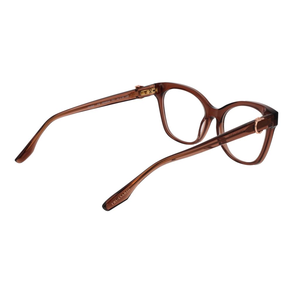 Trussardi Braune Brille aus Acetat (Gestell)