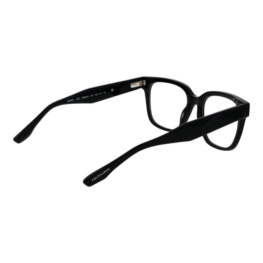 Trussardi Schwarze Brille aus Acetat (Gestell)