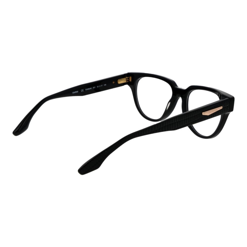 Trussardi Schwarze Brille aus Acetat (Gestell)