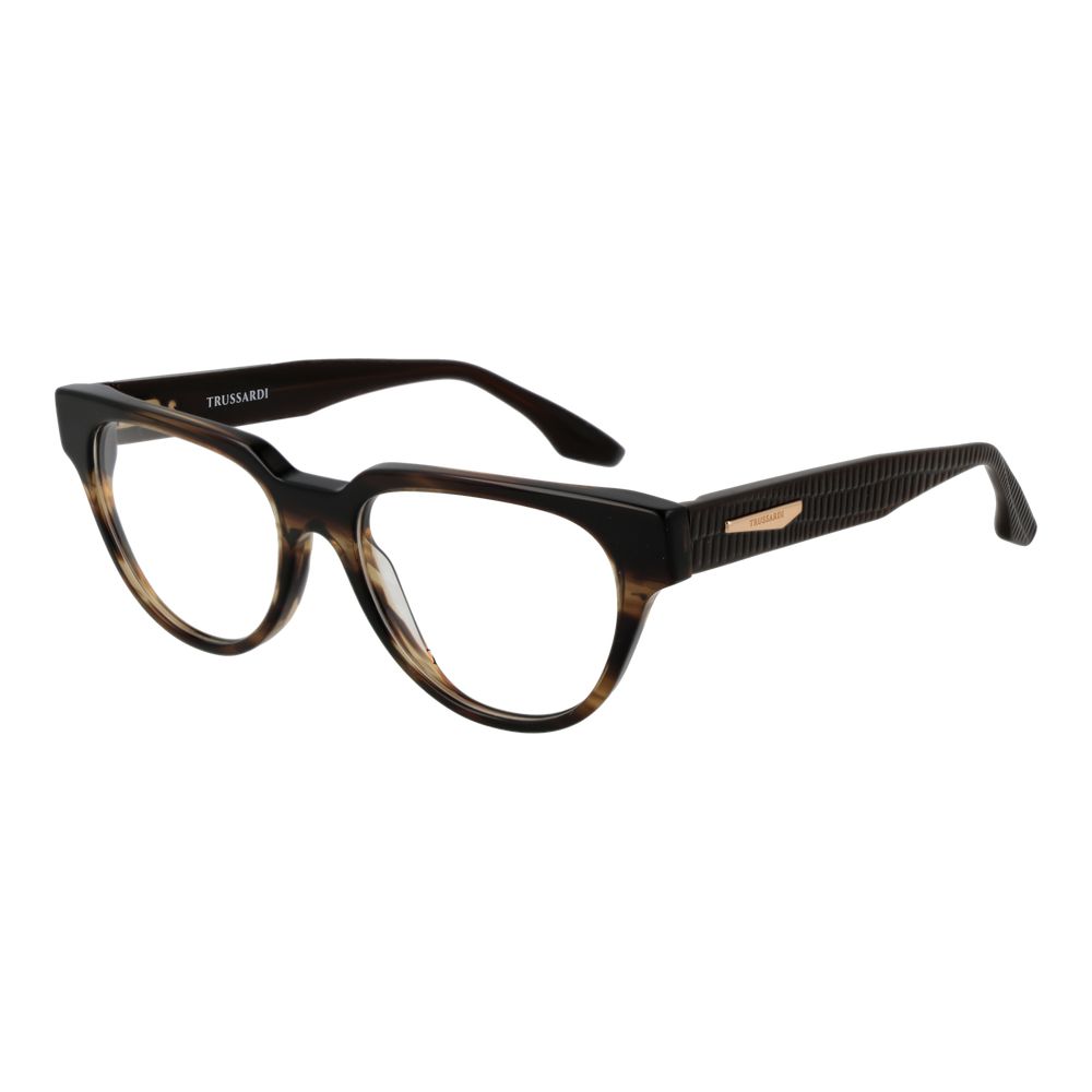 Trussardi Braune Brille aus Acetat (Gestell)