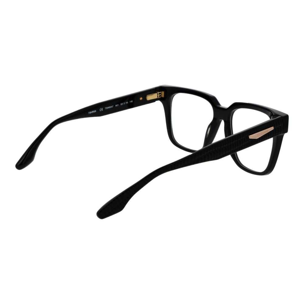 Trussardi Schwarze Brille aus Acetat (Gestell)