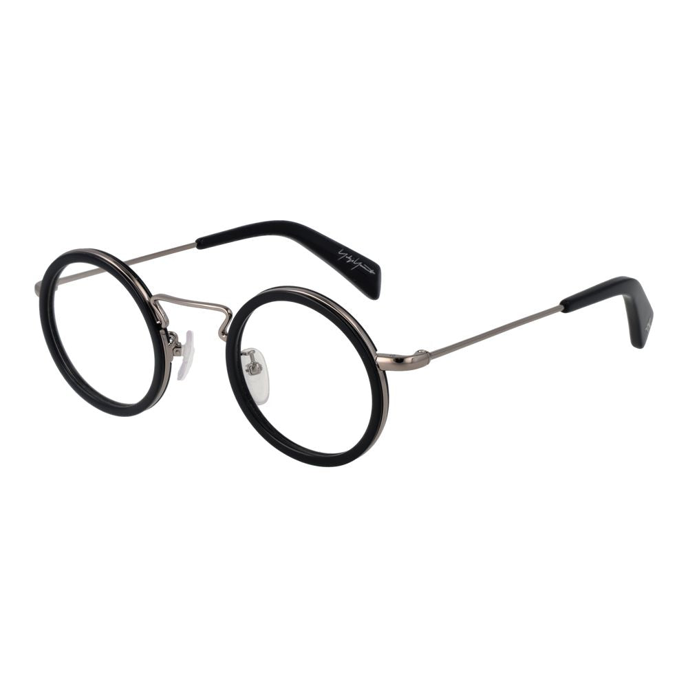 Yohji Yamamoto Brille aus schwarzem Metall & Kunststoff (Gestell)
