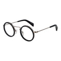 Yohji Yamamoto Brille aus schwarzem Metall & Kunststoff (Gestell)