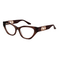 Trussardi Braune Brille aus Acetat (Gestell)