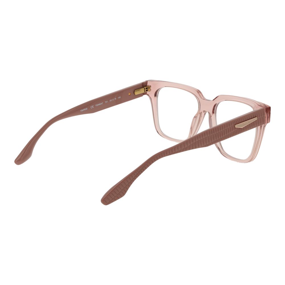 Trussardi Pink Acetate Glasses Frame