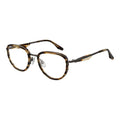Trussardi Eyeglass Frame in Brown Metal and Plastic