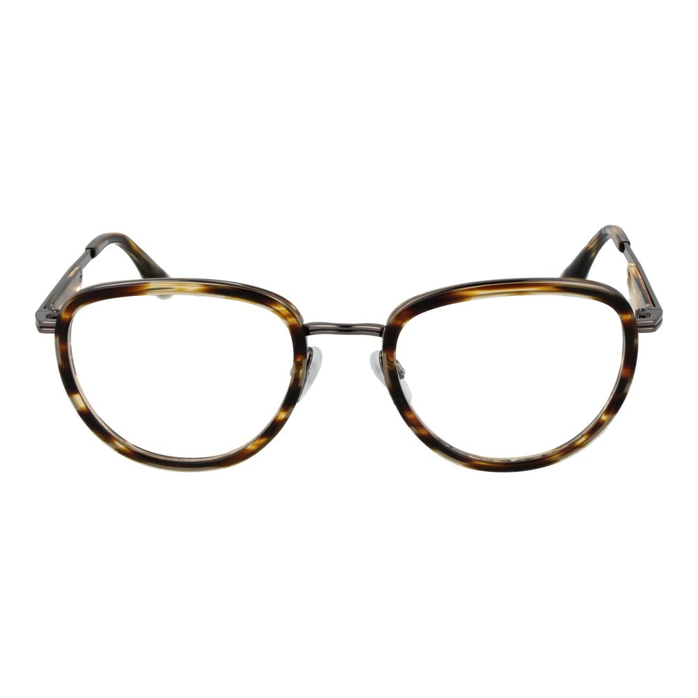 Trussardi Eyeglass Frame in Brown Metal and Plastic