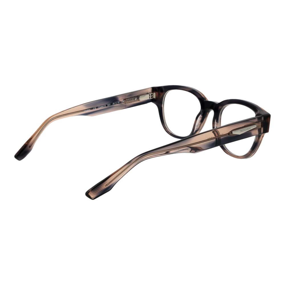 Trussardi Graue Brille aus Acetat (Gestell)