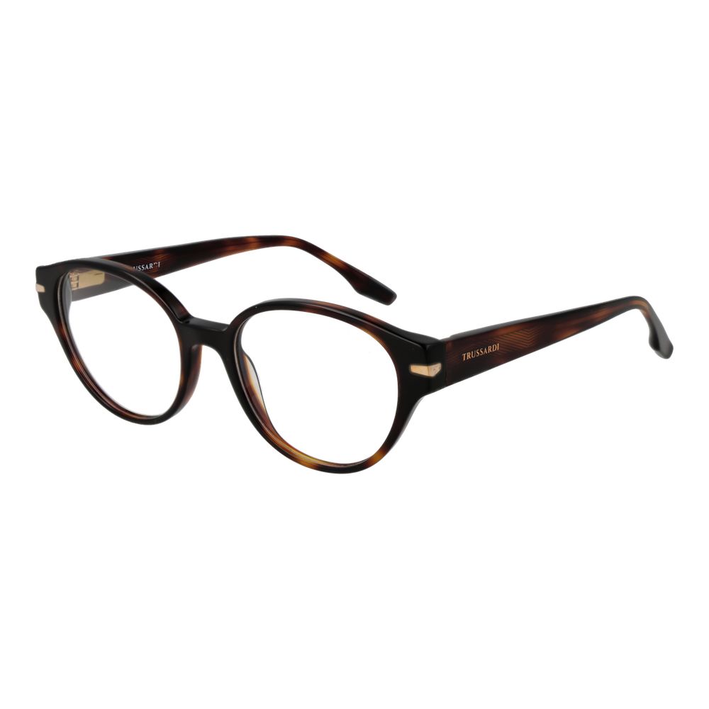 Trussardi Braune Brille aus Acetat (Gestell)