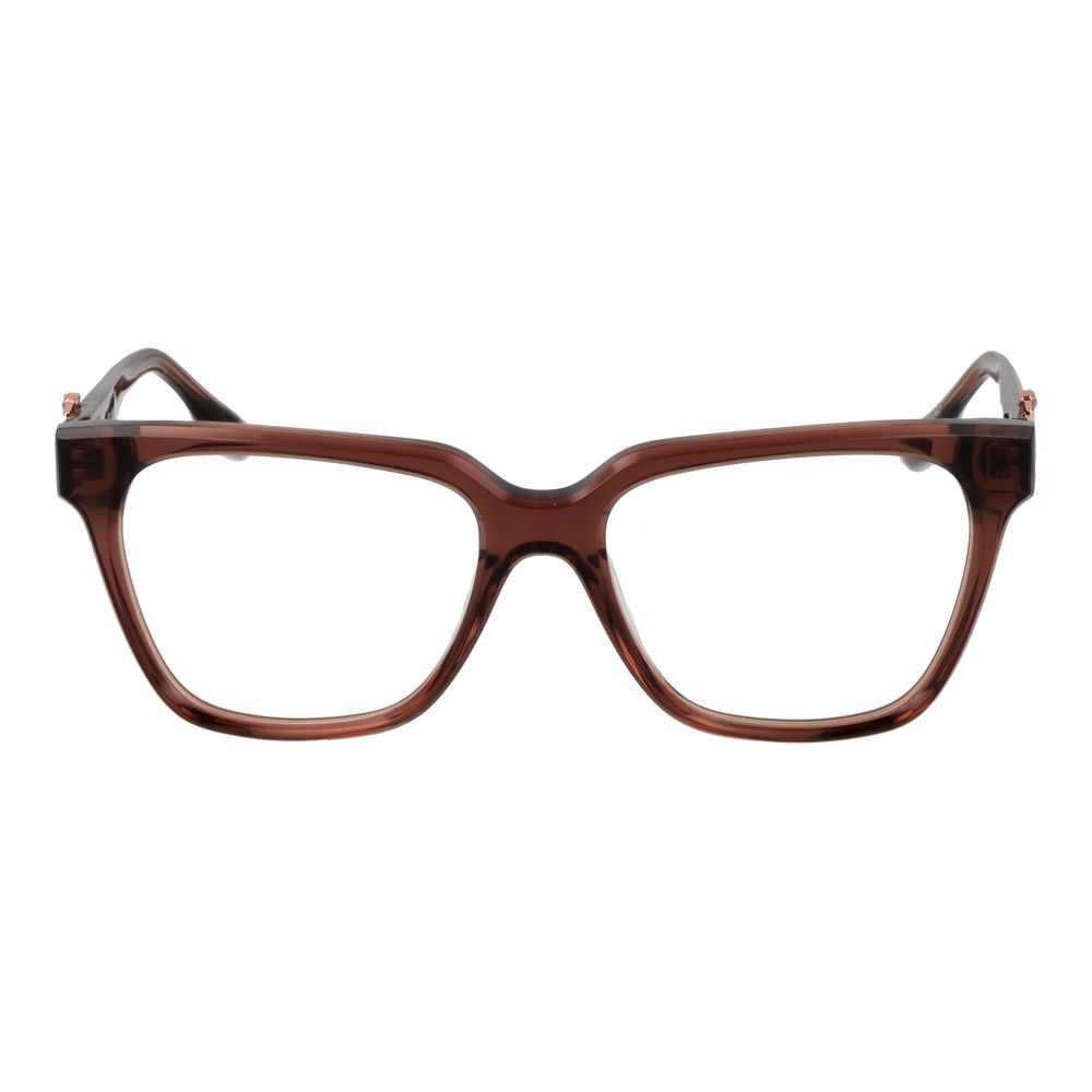 Trussardi Braune Brille aus Acetat (Gestell)