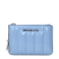 Michael Kors Hellblaues Lederportemonnaie