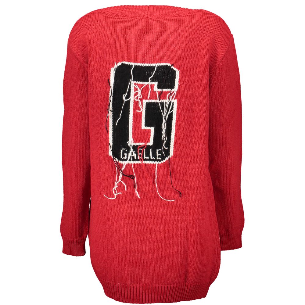 Gaelle Paris Strickjacke aus Roter Wolle