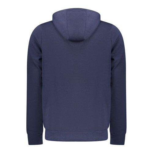 Norway 1963 Blaues Herren-Kapuzensweatshirt aus Baumwolle