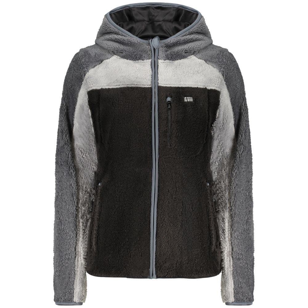 Norway 1963 Schwarzer Polyester-Sweatshirt