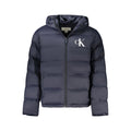 Calvin Klein Blaues Polyamid-Jackett & Mantel