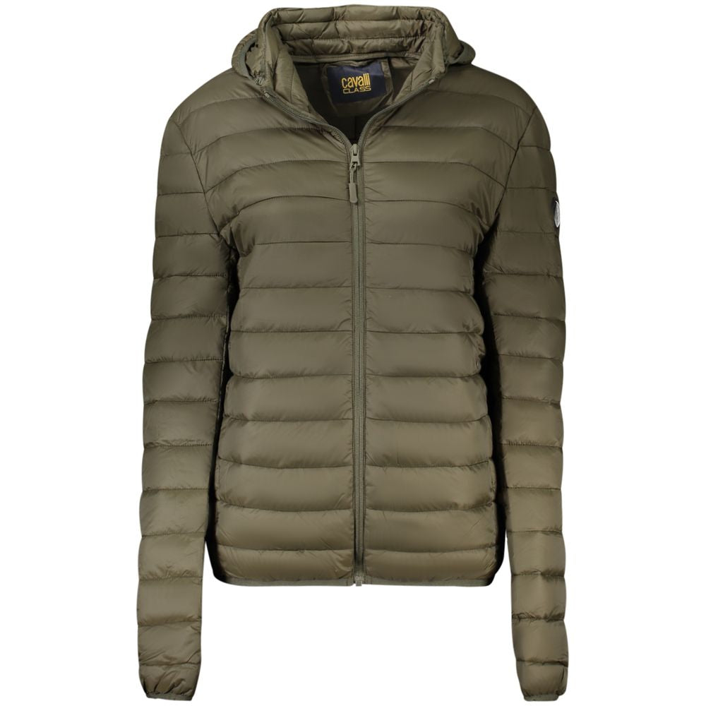 Cavalli Class Grüne Polyester-Jacken & Mantel