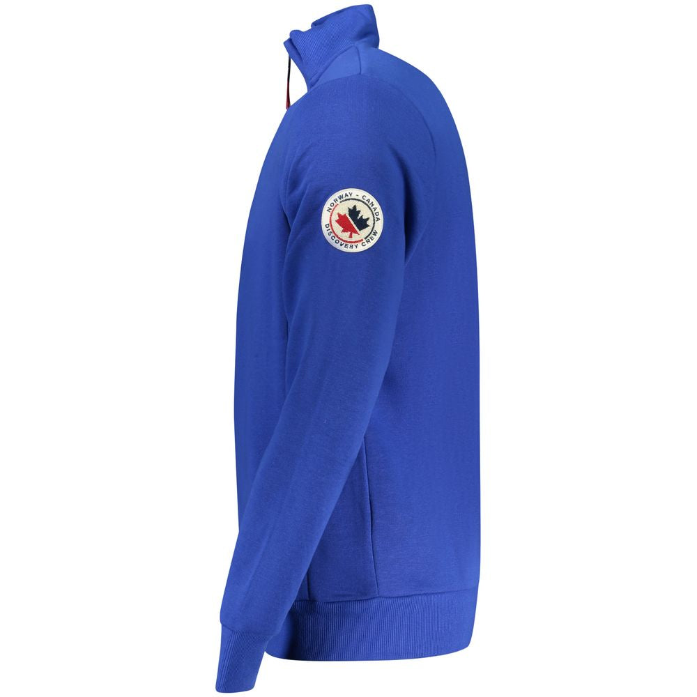 Norway 1963 Blaues Baumwoll-Sweatshirt für Herren