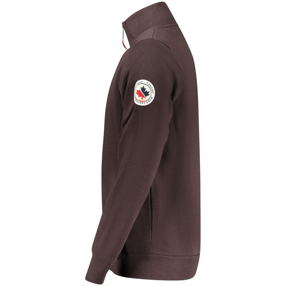 Norway 1963 Brauner Baumwoll-Sweatshirt
