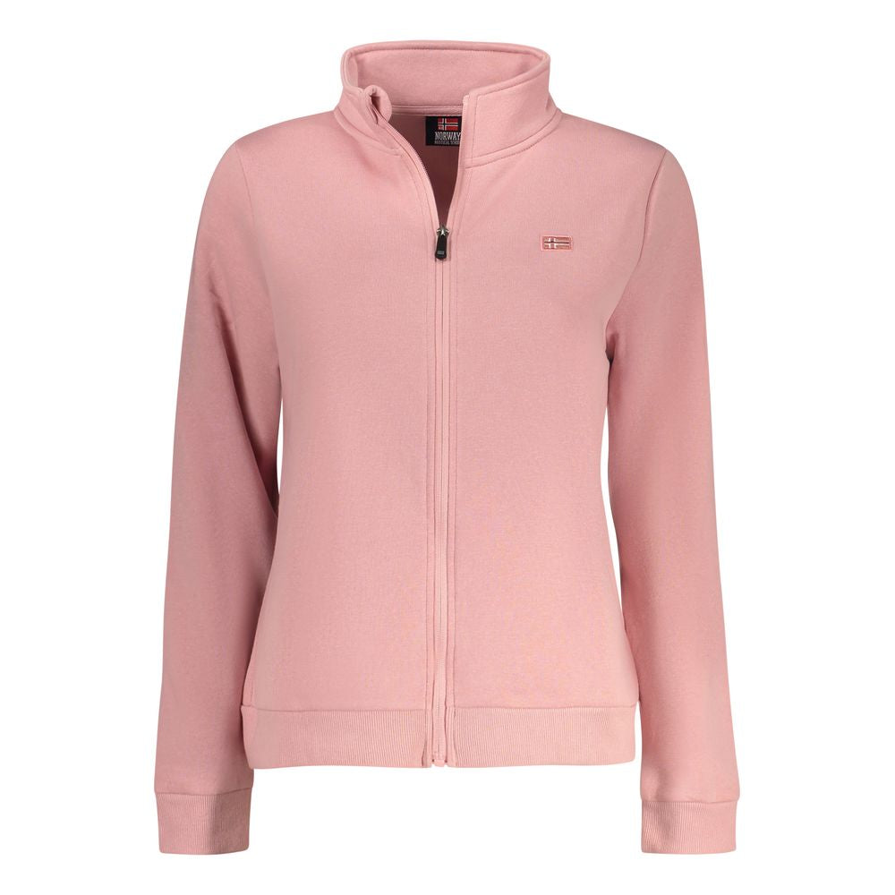 Norway 1963 Rosa Baumwoll-Sweatshirt für Damen