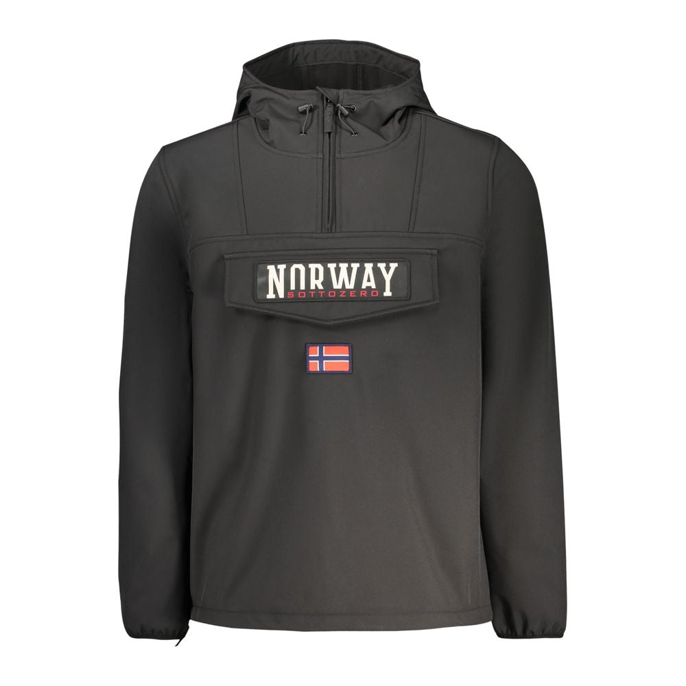 Norway 1963 Schwarze Herrenjacke aus Polyester