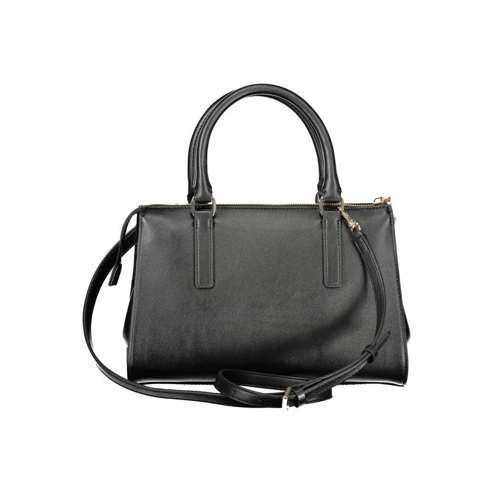 Guess Jeans Handtasche aus schwarzem Polyethylen
